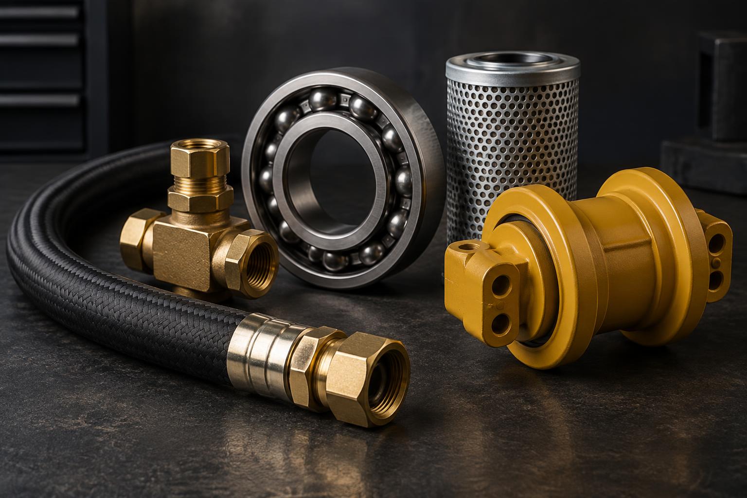 Hydraulic hose, filter, bearing and undercarriage parts